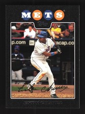 Endy Chavez New York Mets Topps 2008 Black #653 SN /57