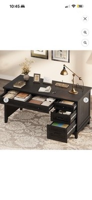 GARVEE 53.5 Farmhouse Executive Office Desk