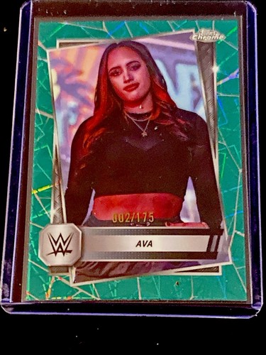 2025 Topps Chrome WWE #84 AVA TEAL LASER REFRACTOR /175 - Picture 1 of 2