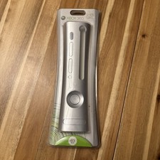 NEW Authentic Microsoft Xbox 360 SILVER Faceplate, FACTORY SEALED