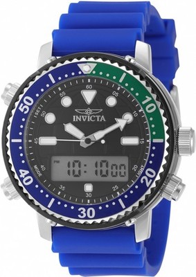 Invicta Pro Diver Quartz Analog-Digital Black Dial Men's Watch 49447