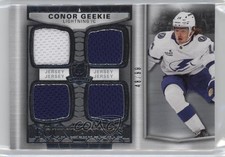 2024 Upper Deck The Cup Foundations Quad Jerseys 48/99 Conor Geekie #F-GE 0rs6