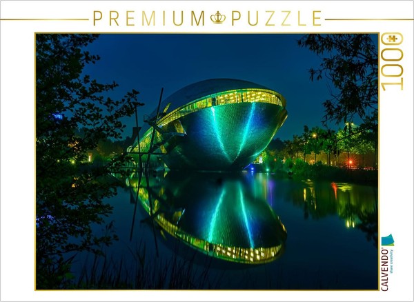 Calvendo Puzzle Universum Bremen At The Blue Hour | 1000 Pieces, Finished Size 2-image