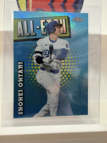 2025 Topps Chrome SHOHEI OHTANI All-Etch BLUE REFRACTOR Color Match Dodgers