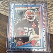 Panini 2025 Donruss Optic Rated Rookie Prizm Dylan Sampson Browns Card #238 Star