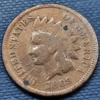 1869 Indian Head Cent 1c Better Grade Details #101199