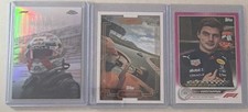  Max Verstappen Lot:  Helmet Collection, Grand Prix Winner, Zandvoot  3 cards F1