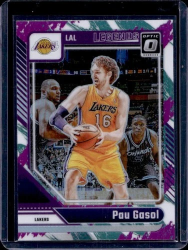 2024-25 Panini Donruss Optic Pau Gasol Jazz Prizm Legend #234 Lakers