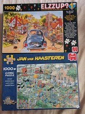 2 X  1000 Teile Jumbo Puzzle Van Haasteren Fa...