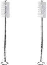 2 Drinking Straw Cleaning Brush Long - Bristle Cleaner for Drink Straws - two