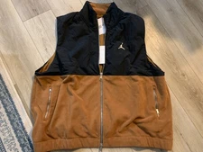 NEW Air Jordan Essentials Winter Vest 2XL Brown Black FD8628-281 $110