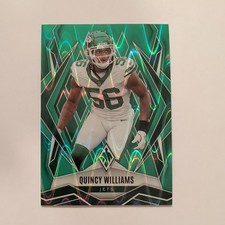 2025 Panini Phoenix Quincy Williams Green 21/25 New York Jets #138 COLOR MATCH