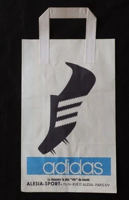 ADIDAS sac vintage sport chaussure football ALESIA SPORT 22x35cm - Photo 1/2