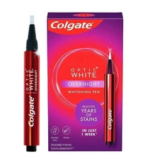 Colgate Optic White Overnight Teeth Whitening Pen 0.08 Fl Oz   35 Treatments 