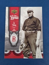 2006 UD All-Time Legends #ATL-19 Cy Young Boston Red Sox BASEBALL Card V9