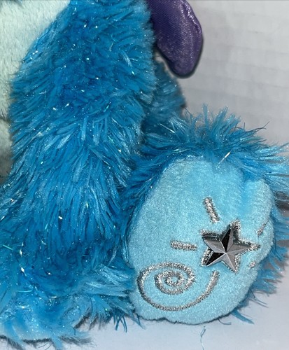 Russ Shining Stars Blue Dragon Plush 7” Silver Purple Soft Stuffed Animal - Picture 6 of 10