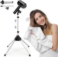 Adjustable Hair Dryer Stand 29"-59" Tripod Holder 360  Rotating Dryer Mount-D