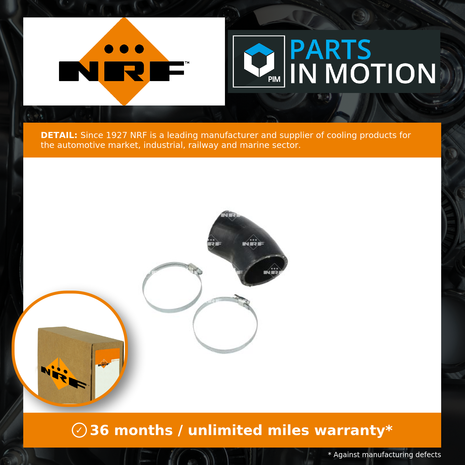 Turbo Hose fits SEAT TOLEDO KG3 1.4D 15 to 19 Charger NRF 04B145762B Quality New