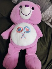 care bear plush and backpack