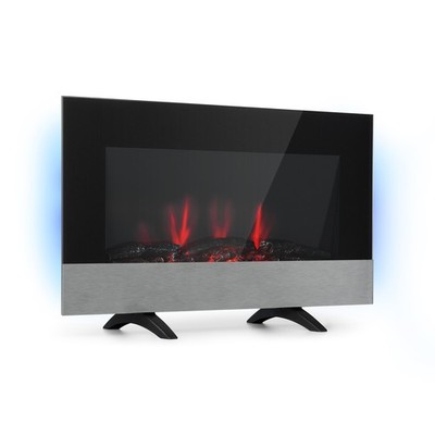 Elektrokamin elektrischer Kamin Deko Ofen 2000W 2 Stufen Thermostat Edelstahl