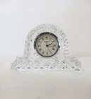 Vintage Ireland Waterford Crystal Small Mini Mantle Clock 2 1/2" Tall Working!