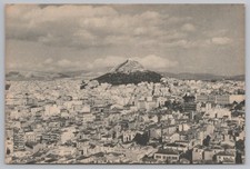 Vintage Athens Greece General View Postcard Edition THEO. Unposted