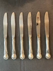 Towle Old Master Sterling Silver Dinner Knives Set of 6 Monogram V