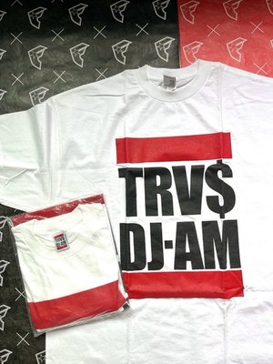 RARE Travis Barker DJ AM Shirt 2XL NEW Vintage Serato Nike Daft Punk Blink 182
