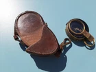 Antique HATHAWAY & SON 1915 WW1 Vernier's Pattern VII Military Compass + Bag
