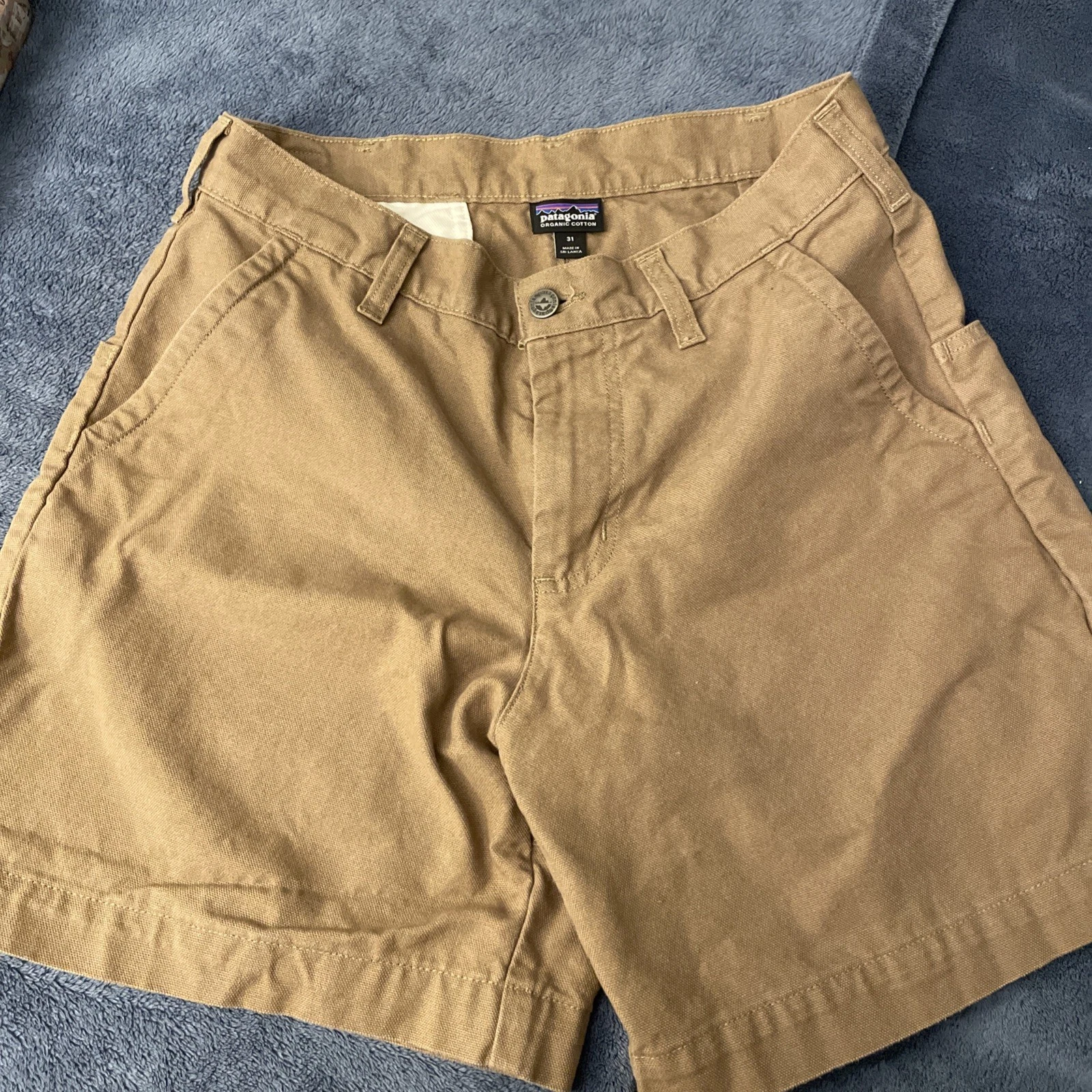 Patagonia Shorts Mens 36 Tan Organic Cotton canvas Workwear Outdoor denim
Opens in a new window or t