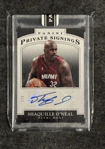 Shaquille O'Neal 2015 Panini Private Signings Auto /2 - SSP - Miami Heat 🔥