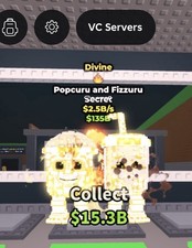Popcuru and Fizzuru Divine 2.5b/s - w/ Fire Trait - Steal A Brainrot - Roblo