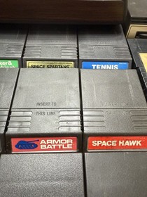 Mattel Intellivision Console Lot w/ Controllers, Intellivoice, Games & Manuals