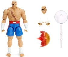 Jada Toys - Street Fighter II - Sagat Deluxe 1:12 Scale Action Figure [New Toy]