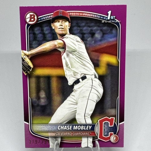 2025 Bowman Chrome Baseball Chase Mobley Fuchsia Paper /299