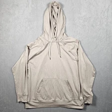 Vuori Halo Oversized Hoodie Womens Small Oatmeal Sweatshirt Drawstrings Casual