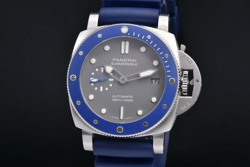 PANERAI PAM00959 Submersible 42mm OP7099 Blue Bezel V# #005