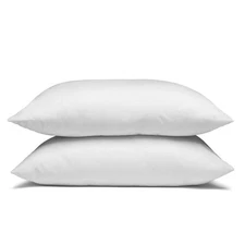 Dream Surrender Medium Support Pillows - Hypoallergenic Polyester Filled Cott...