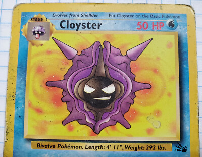 cloyster pokemon card value - Pokmon 151 - [1W] Aqua Split (60) This attack also does 30 damage to 2 of your opponents Benched Pokemon F O S S I