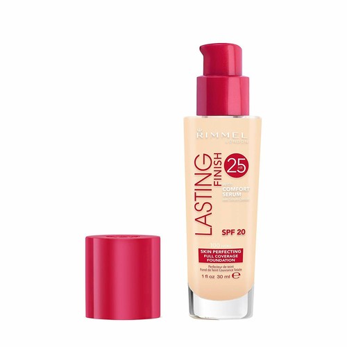 RIMMEL LASTING FINISH FOUNDATION 25HR, With Comfort Serum *CHOOSE YOUR SHADE* - Picture 3 of 10