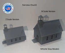 N-Scale Fairview Church