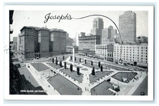 Josephs Florist Union Square San Francisco CA Early Street View Aerial Postcard