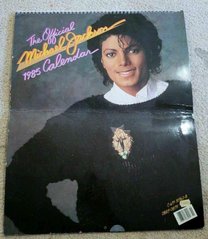 The Official Michael Jackson 1985 Original 13 Great Color Pix