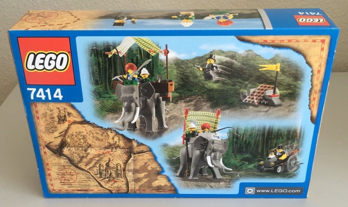 LEGO Adventurers Orient Expedition 7414 Elephant Caravan New