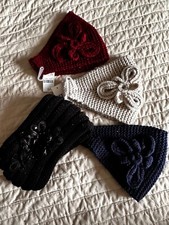 Amazing collection of 4 knit super cute winter headbands 2 NWT