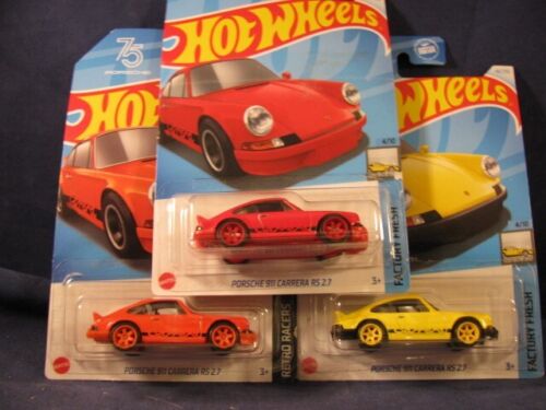 2024 Hot Wheels FACTORY FRESH Porsche 911 Carrera RS, w/Real Riders Wheel Swap