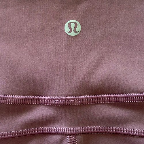 Lululemon In Movement Mauve Purple High-Waisted Cropped Leggings Everlux Gym Run - Picture 12 of 13