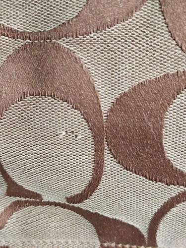 Borsa Coach vintage tote bag jacquard firma n. D06K-10125 marrone cachi - Foto 17 di 24