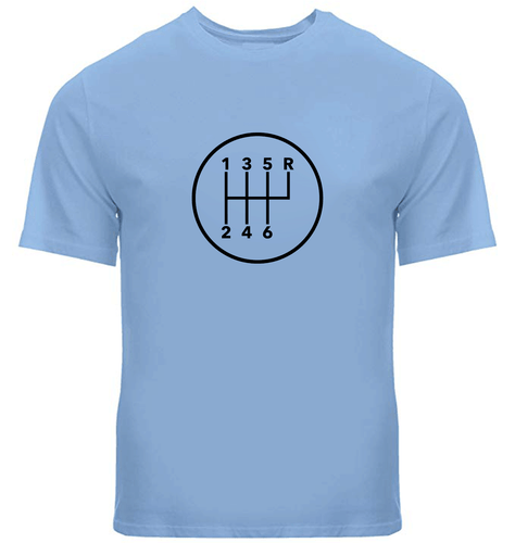 Manual Transmission Pattern 6 Speed Stick Shift Gears Cars T-Shirt Gear Shifter - Picture 30 of 34