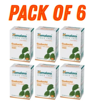 6 X Himalaya Guduchi Tablets Very Fast Free Shipping 100% money Safe ! Exp 2027